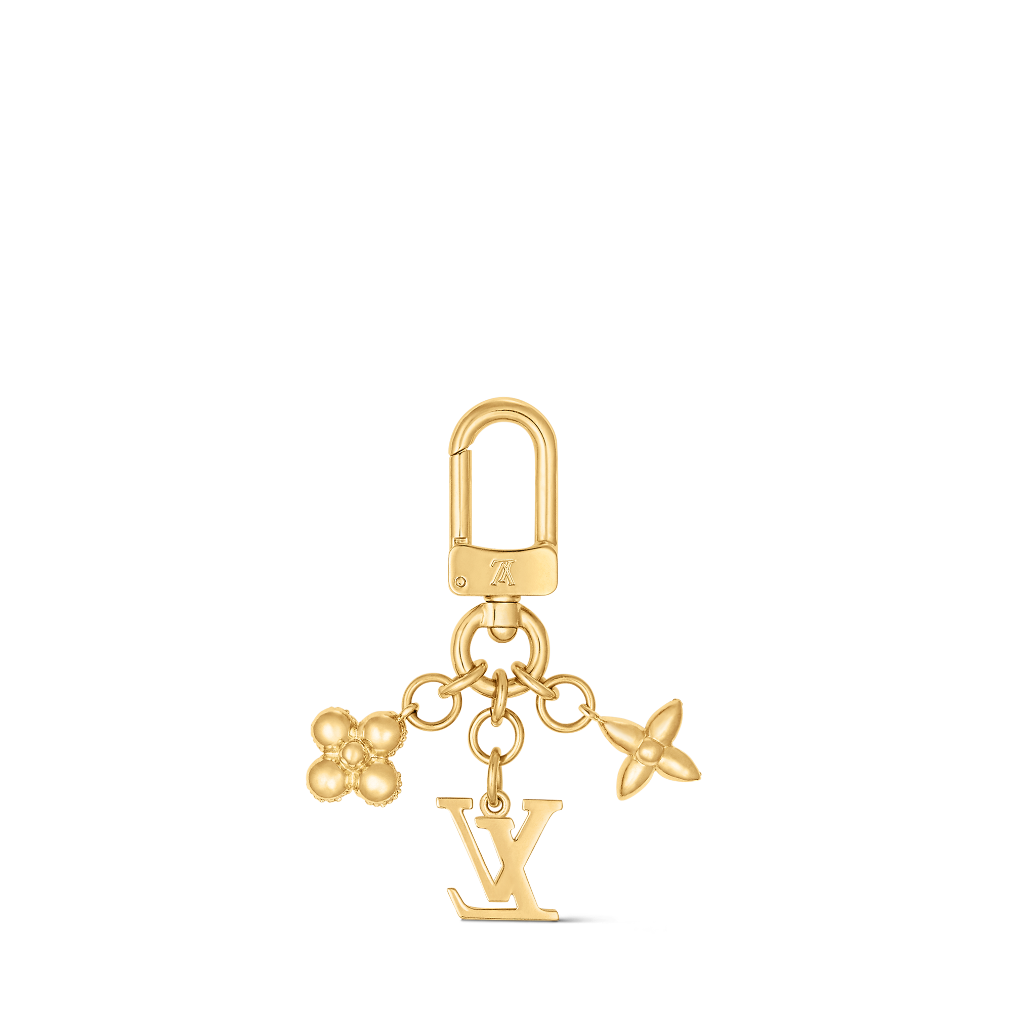 Shop LOUIS VUITTON Micro Charms LV Iconic Key Holder at Beverly